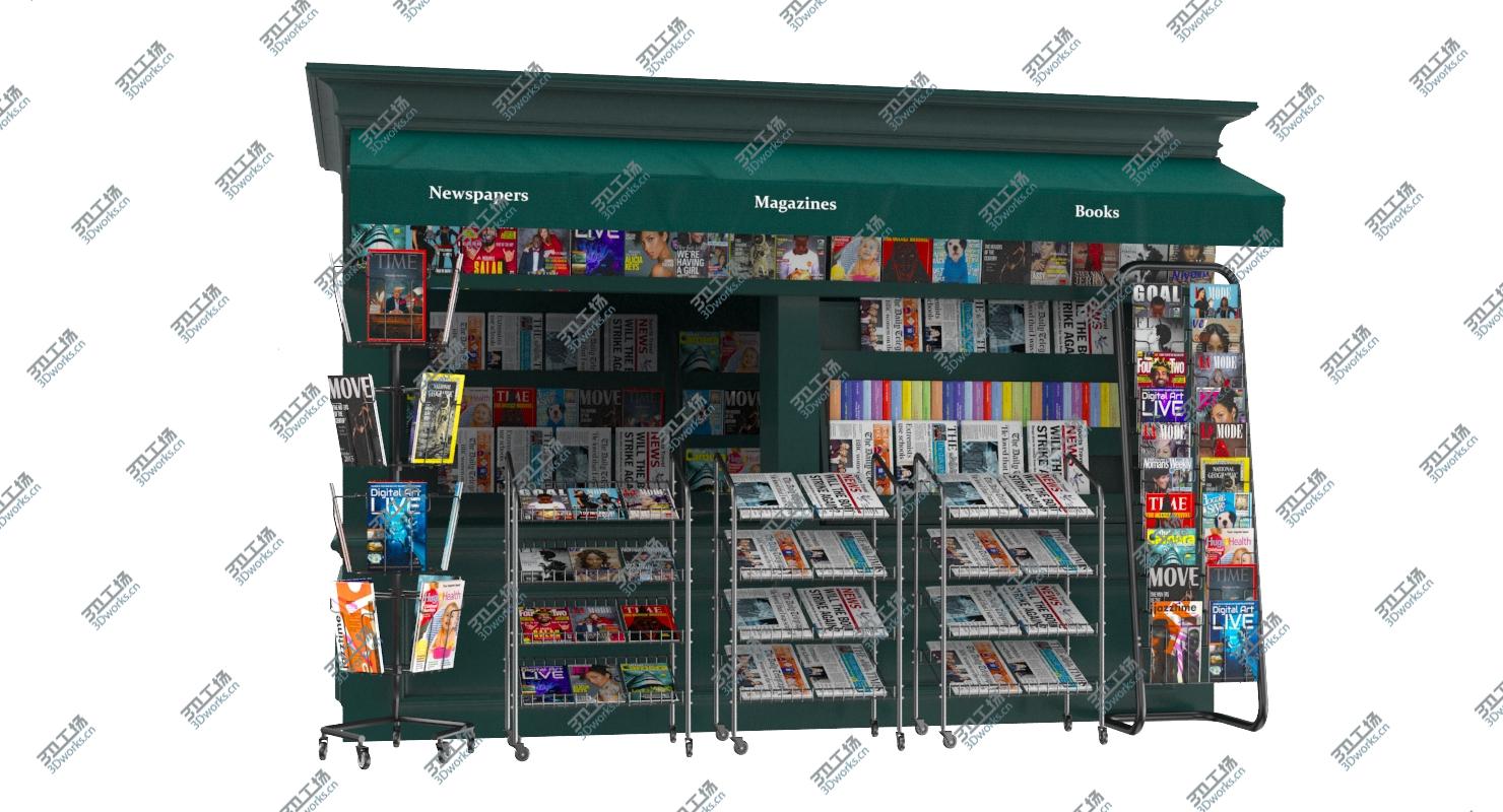 images/goods_img/2021040232/3D News Stand Kiosk Booth model/3.jpg